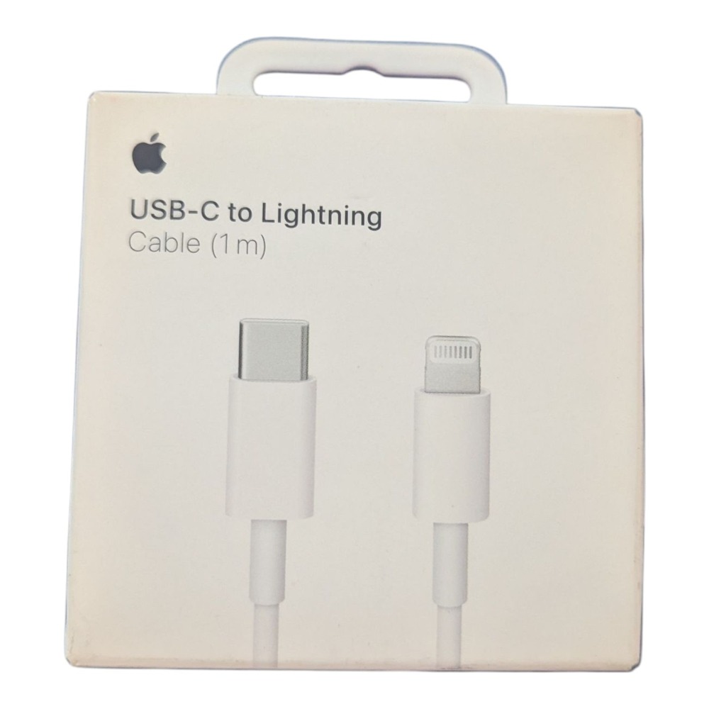 D6-U Apple MUQ93AM/A USB-C to Lighting 1m/3ft Charging Cable - White‎ (Used)